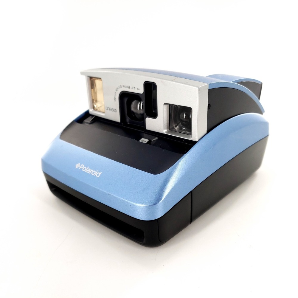 Vintage Polaroid One 600 Blue Instant Film Camera Tested & Works